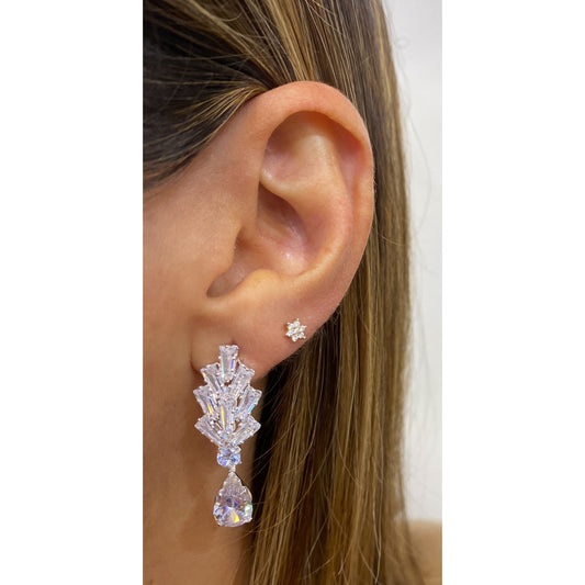 Aretes XUKAN Plateado