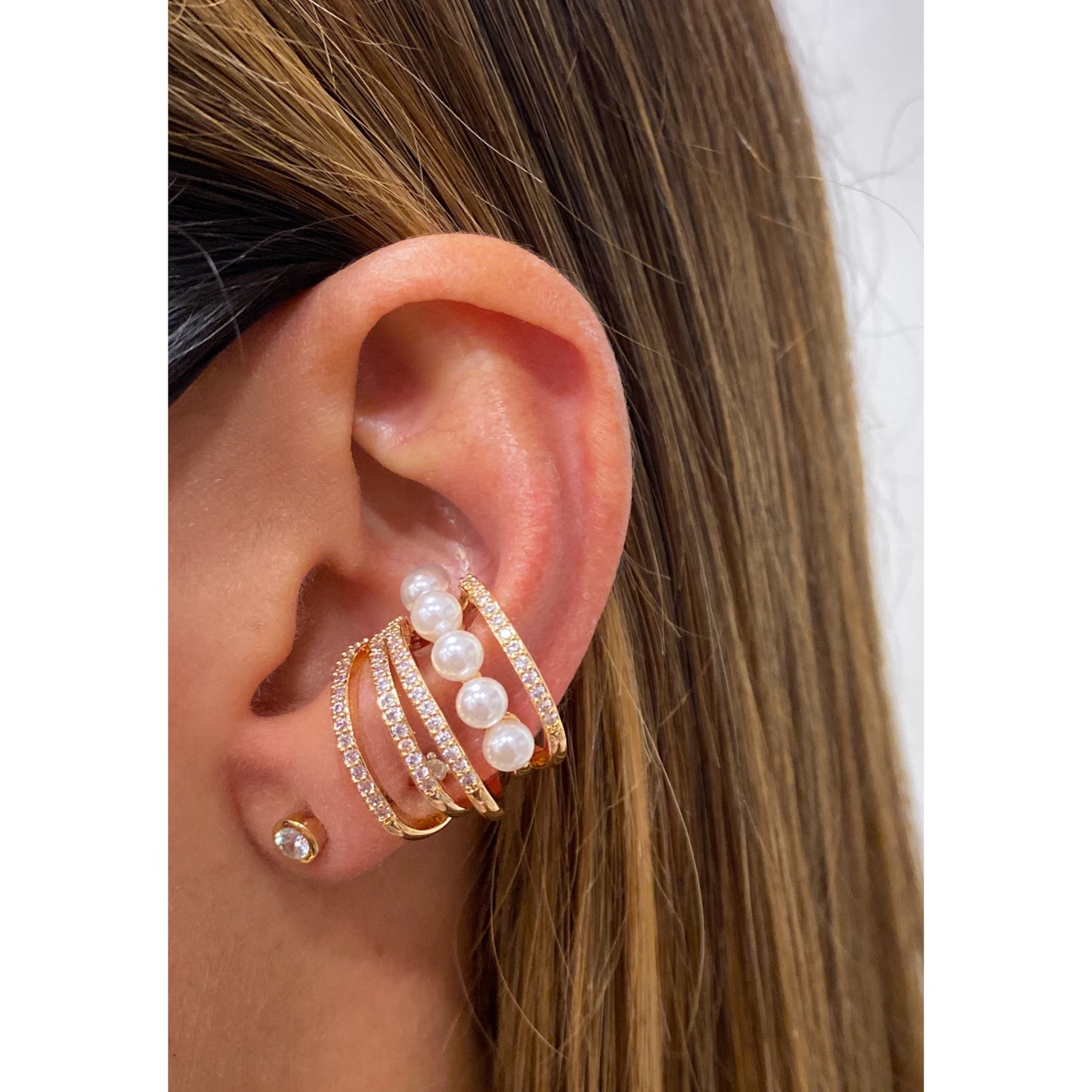 Earcuff KANZE Dorado