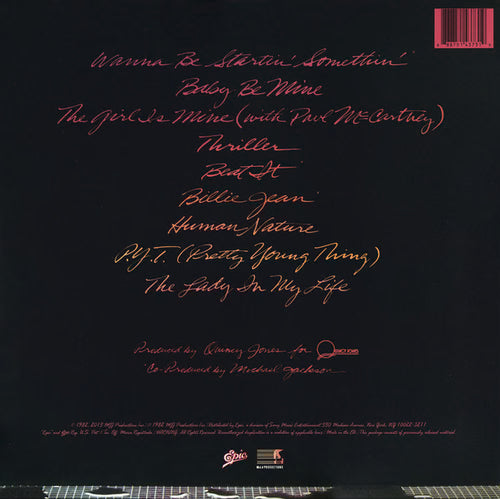 Michael Jackson - Thriller LP Vinyl