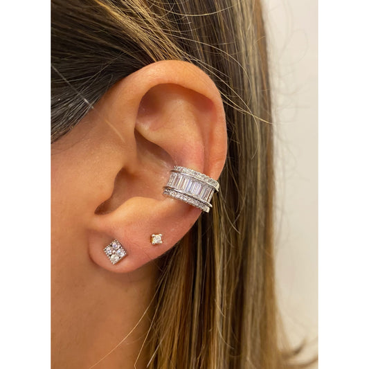 Earcuff CINOZ Plateado