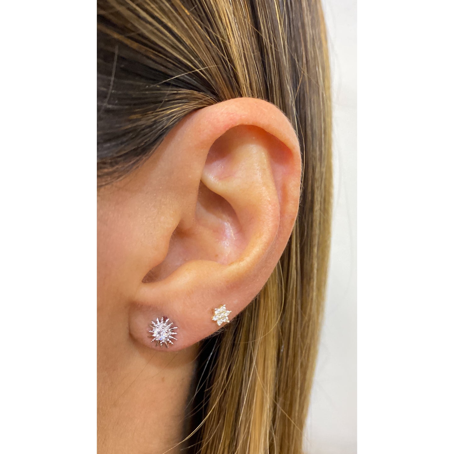 Aretes ATEL Plateado