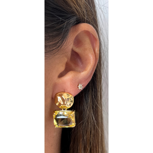 Aretes COZI Amarillo