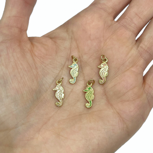 Dije Caballo de Mar Mini Goldfilled