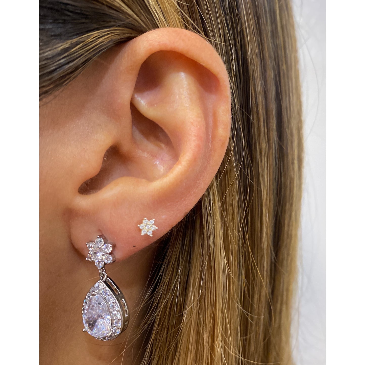 Aretes ZACBO Plateado