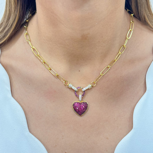 Collar JOKIZ Fucsia