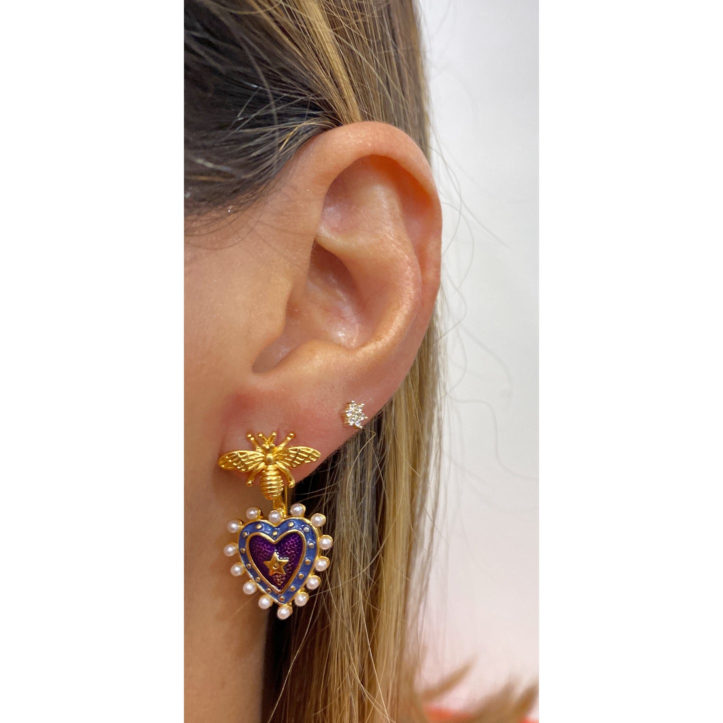 Aretes SAWO Vinotinto