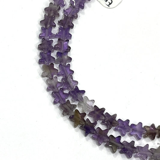 Sarta Corta Estrella Amatista 6mm