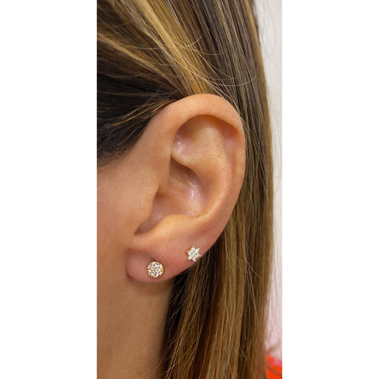 Aretes UTIN Dorado5mm