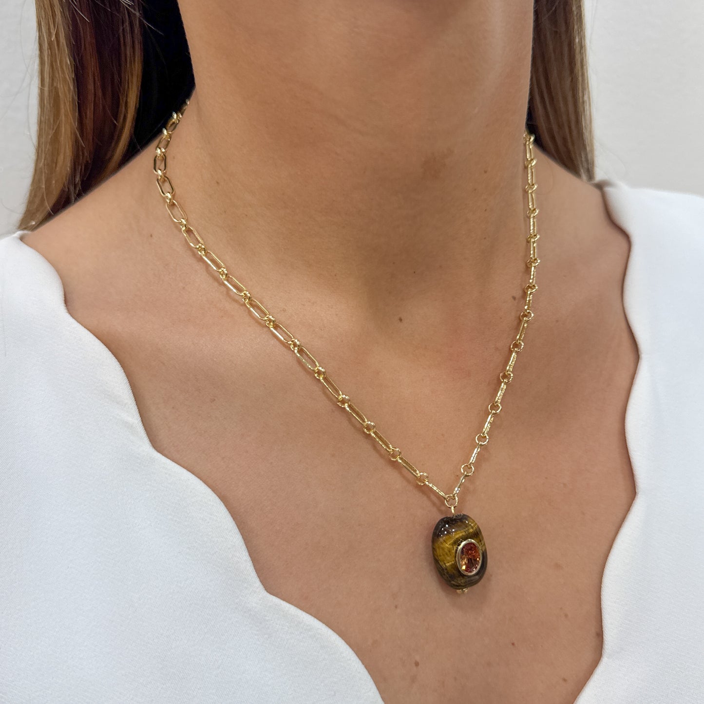 Collar UVOL Ojo de Tigre