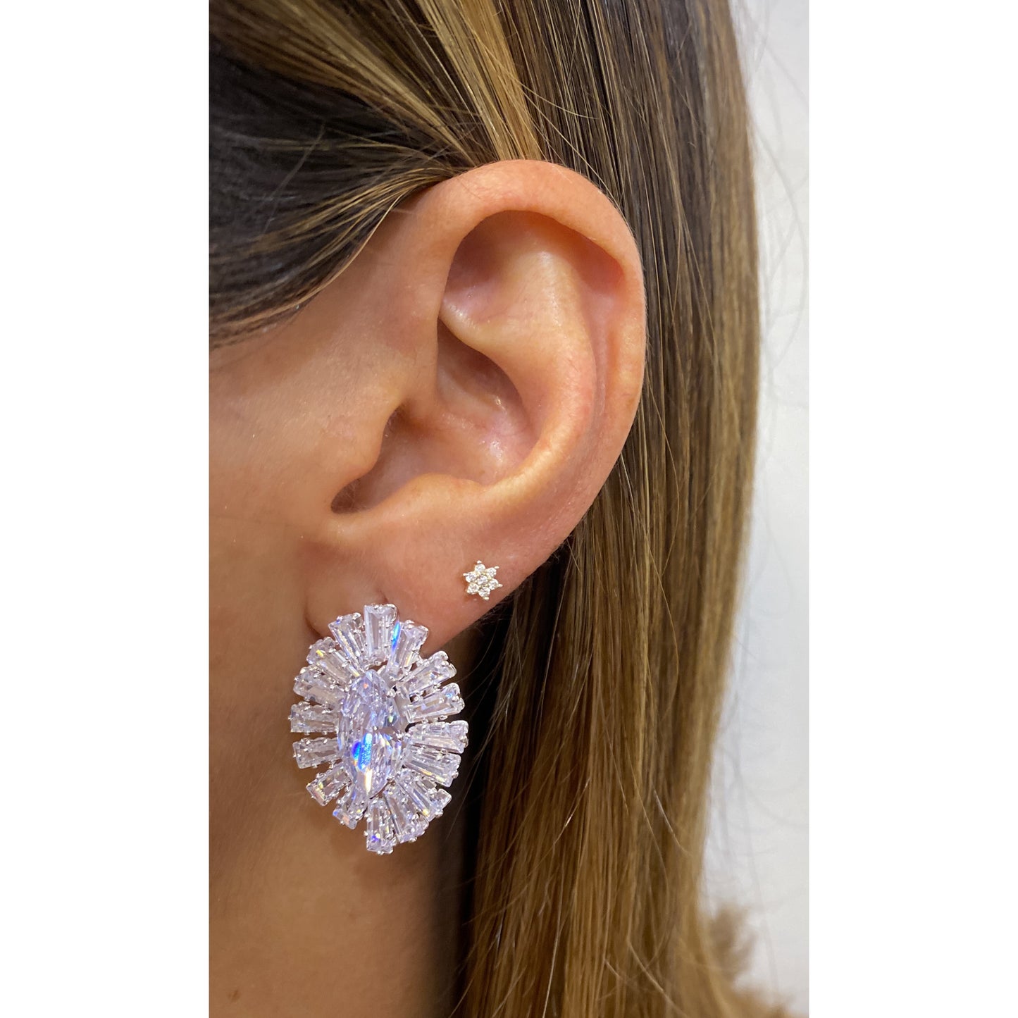 Aretes JEKLI Plateado