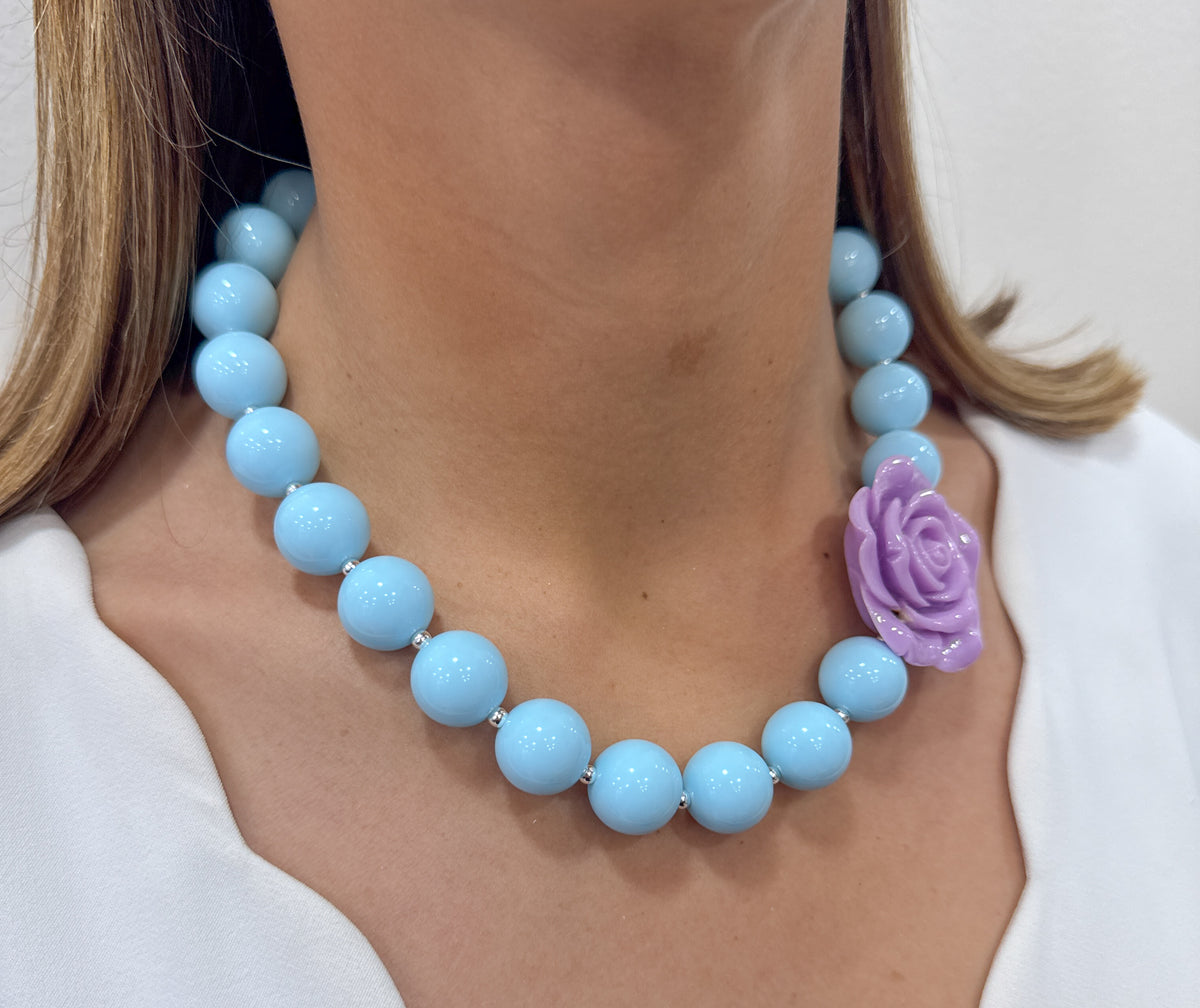 Collar ROCIT Azul Pastel-Lila