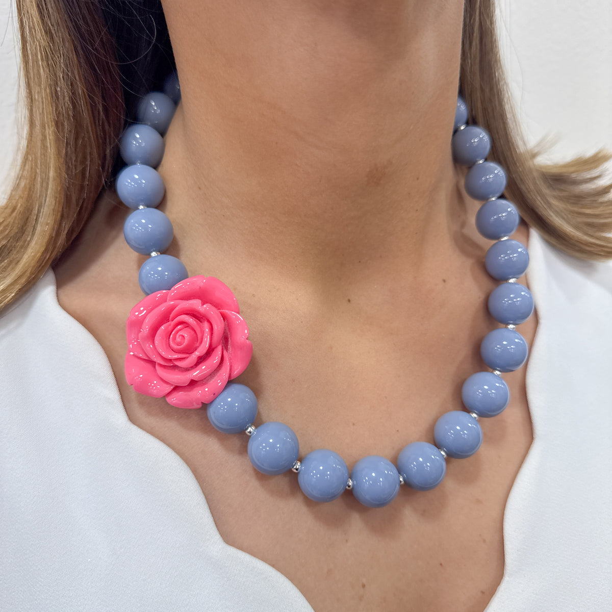 Collar ROCIT Gris-Salmón