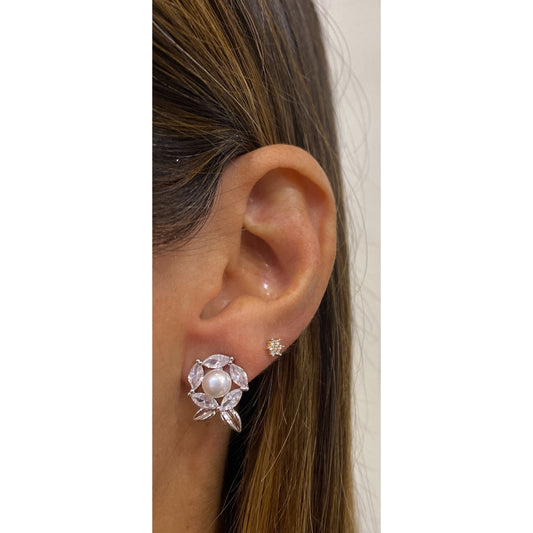 Aretes VIRA Plateado