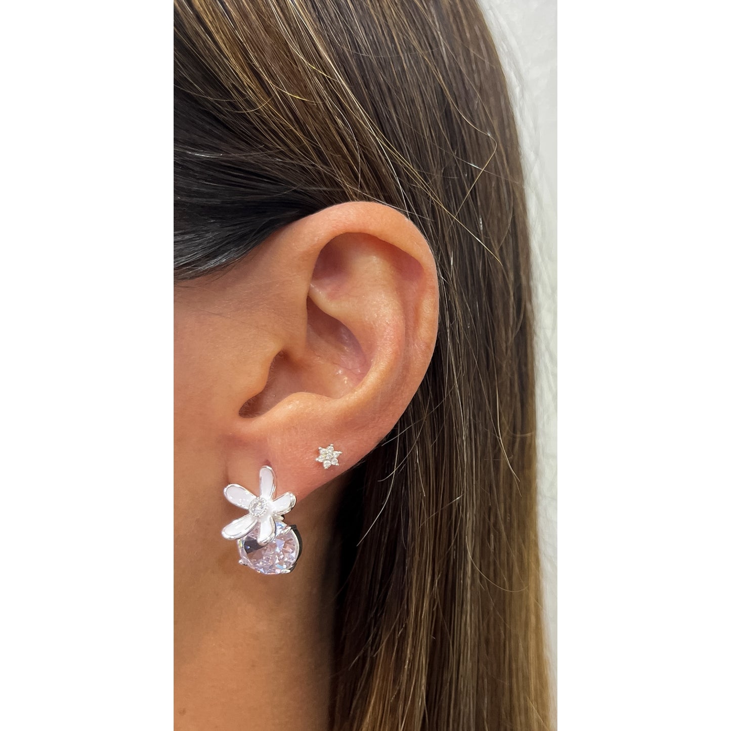 Aretes XULI Plateado