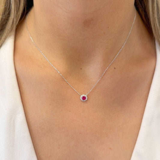 Collar DIZY Cristal Color Ruby