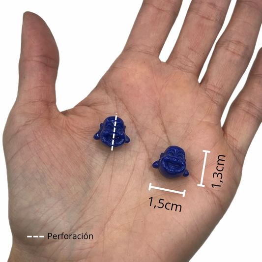 Buda Pequeño Acrílico Azul