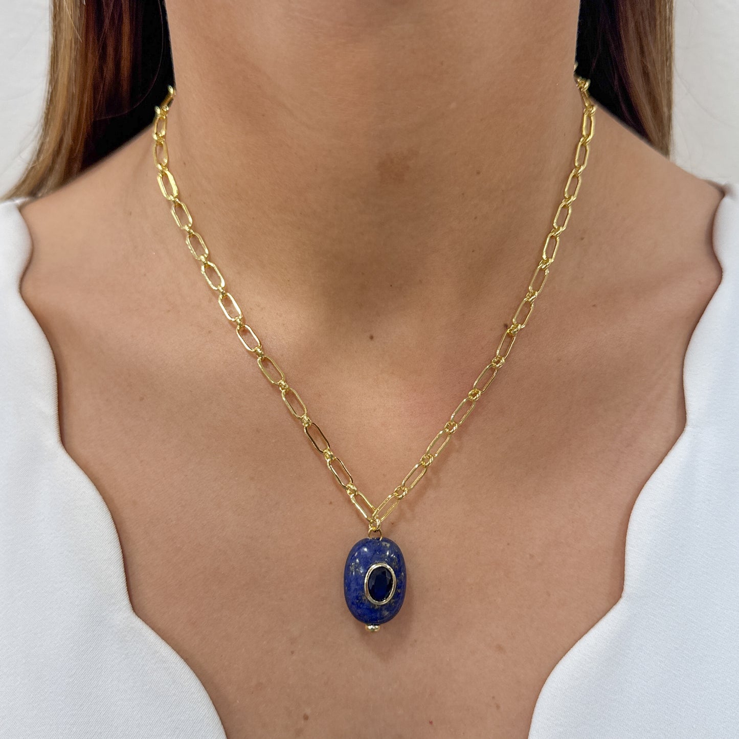 Collar UVOL Lapislázuli