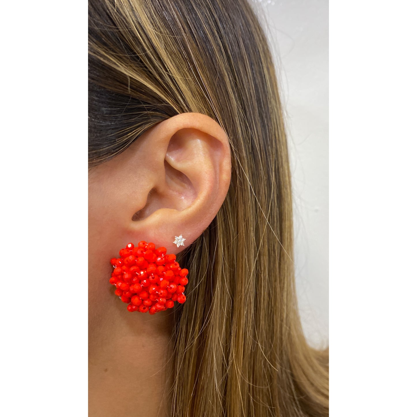 Aretes CAYU Rojo