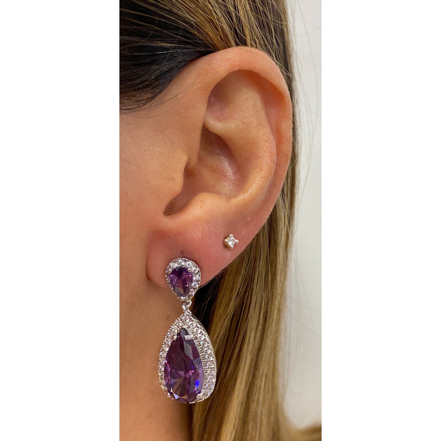 Aretes FLOKIR Morado