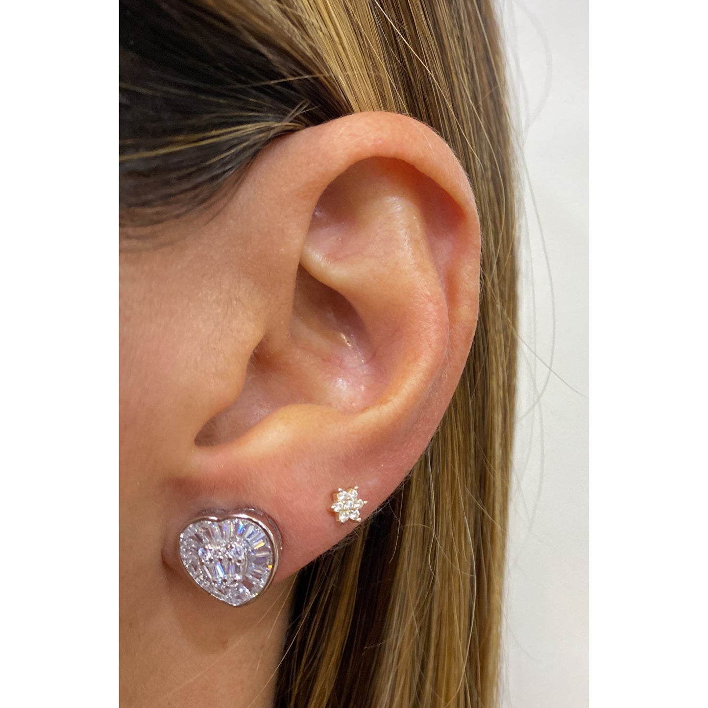 Aretes FRINU Plateado