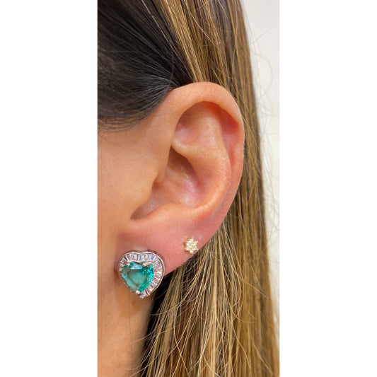 Aretes GURIN Aguamarina 🩵
