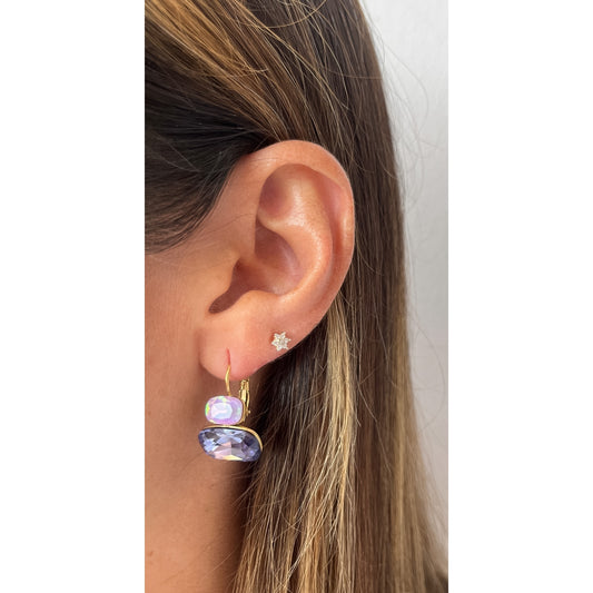 Aretes FUJO Lila