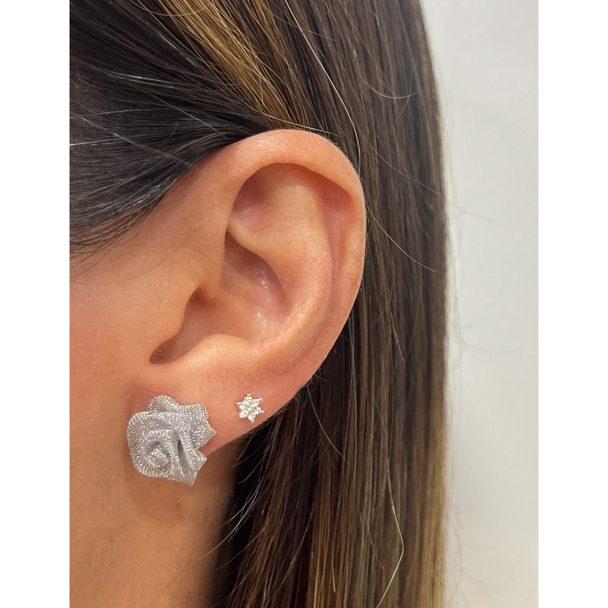 Aretes GUVU Plateado