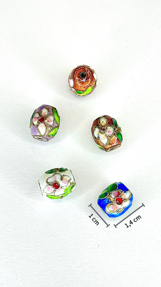 Tambor en Cloisonne 1,4cm*1cm