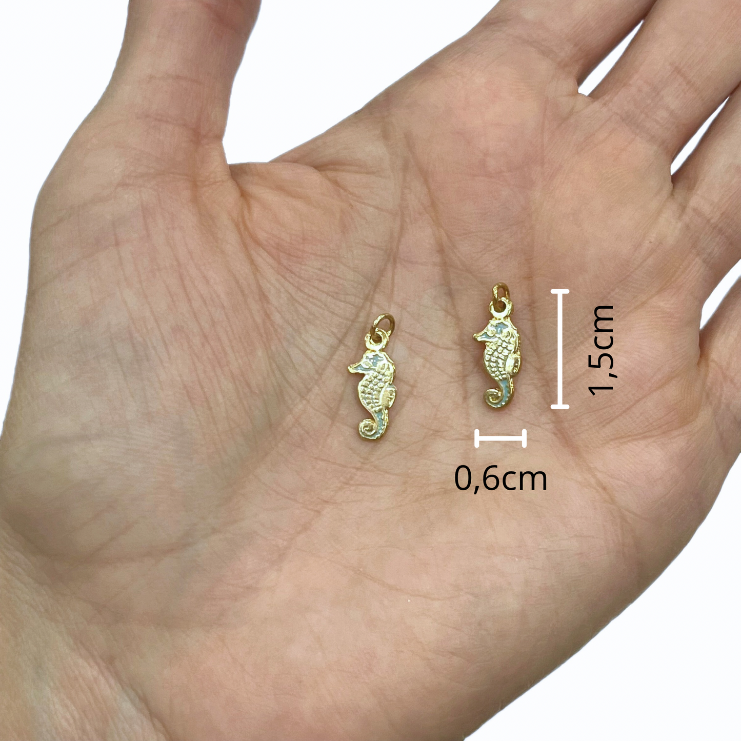 Dije Caballo de Mar Mini Goldfilled