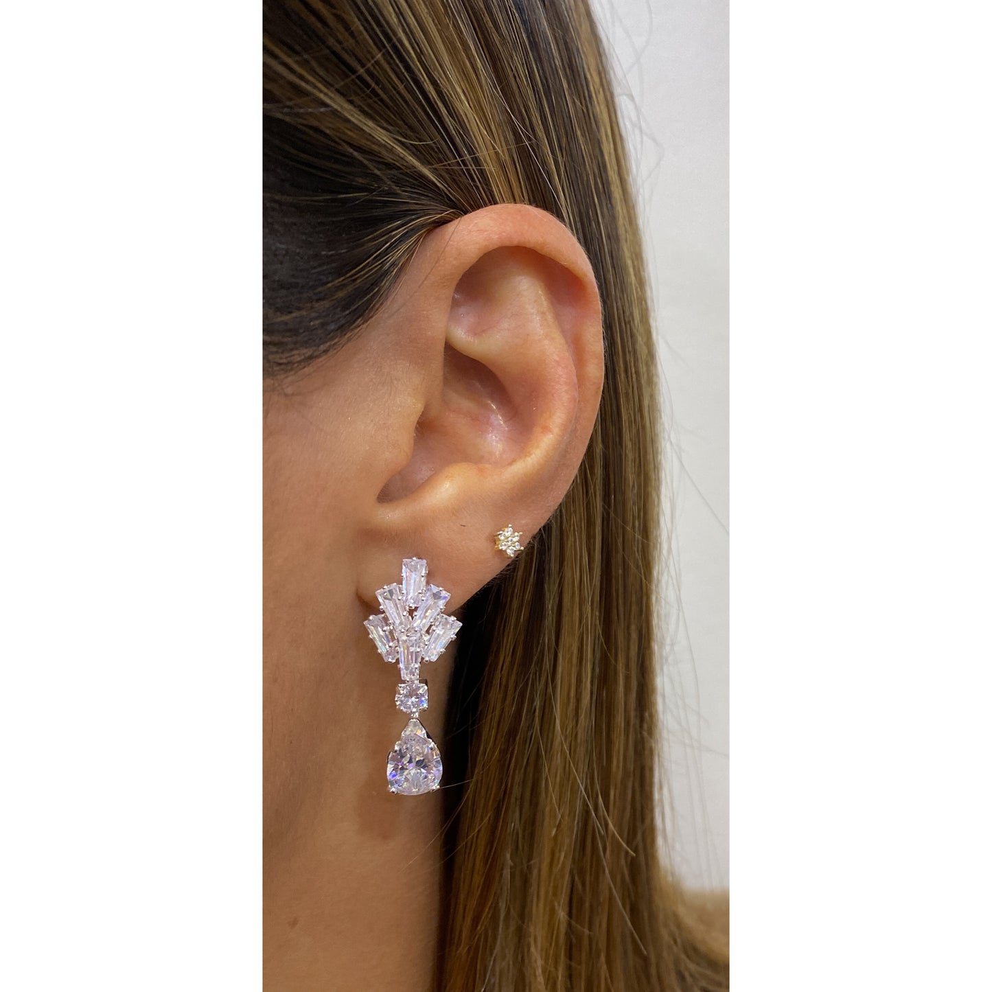 Aretes JATAR Plateado