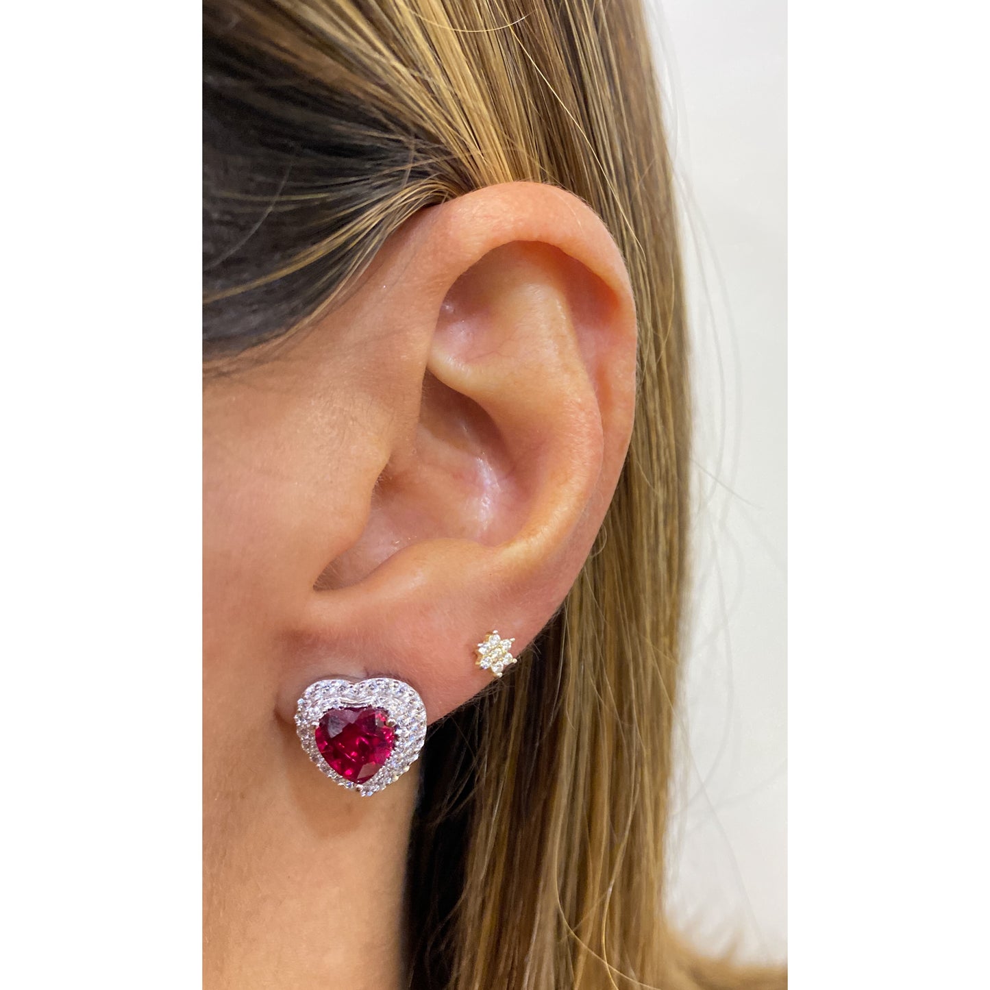 Aretes LALUN Color Ruby