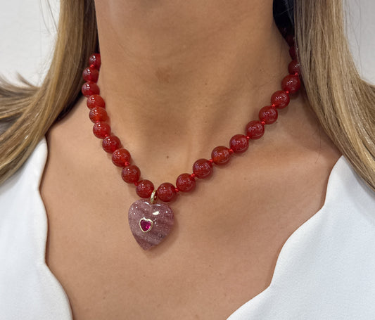 Collar DUKON Cornalina