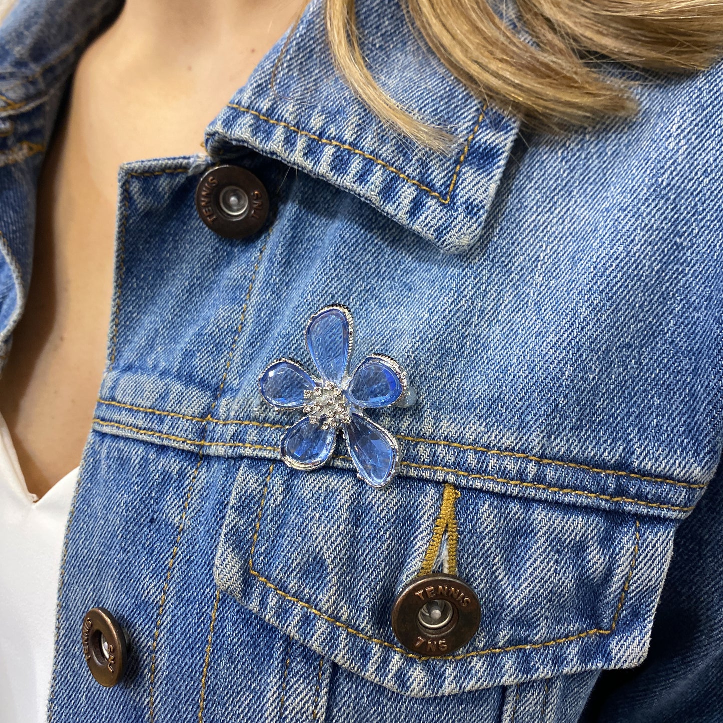 Prendedor ORNI Azul