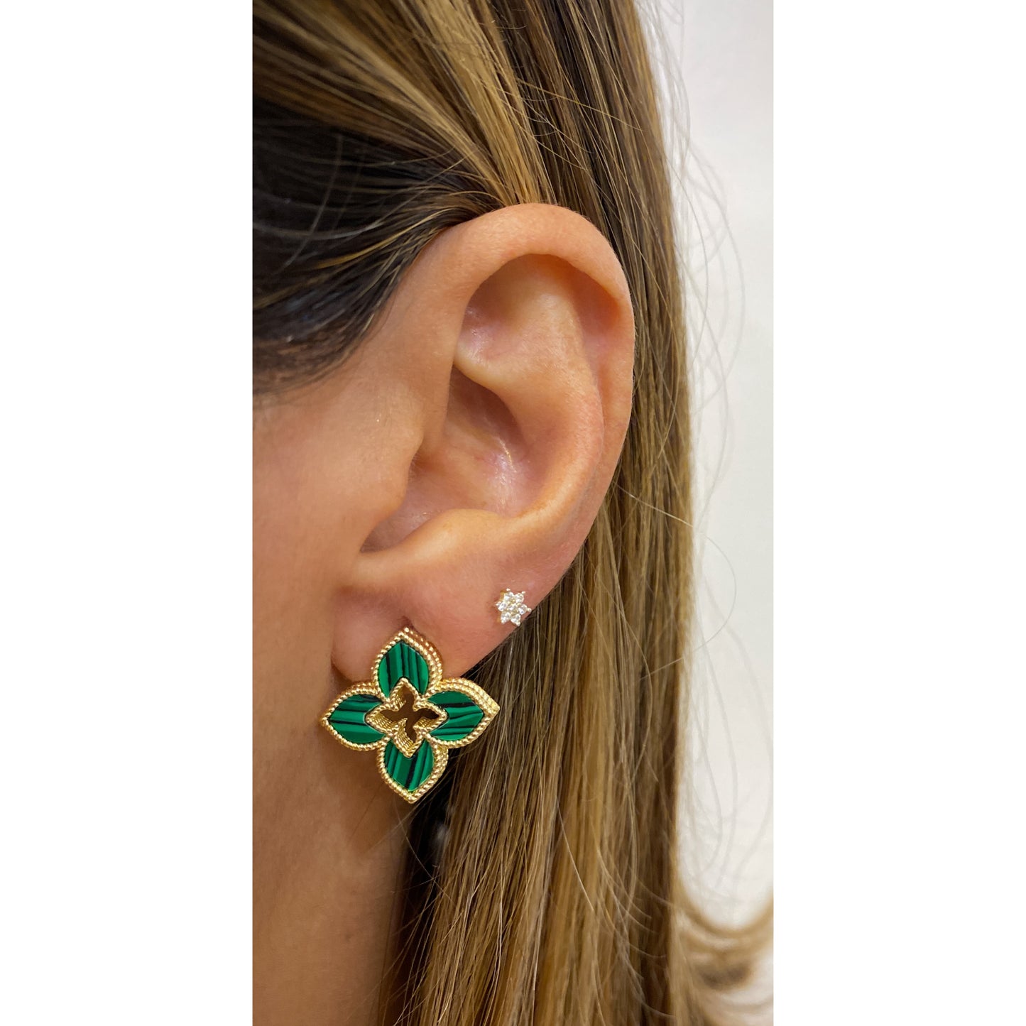Aretes VOFIL Verde (2cm)