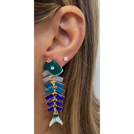 Aretes LUMIN Verde