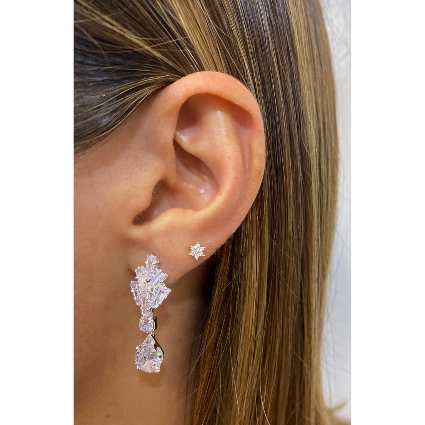 Aretes JATAR Plateado