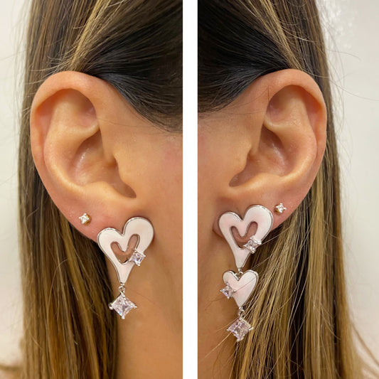 Aretes ZINADO Rosa