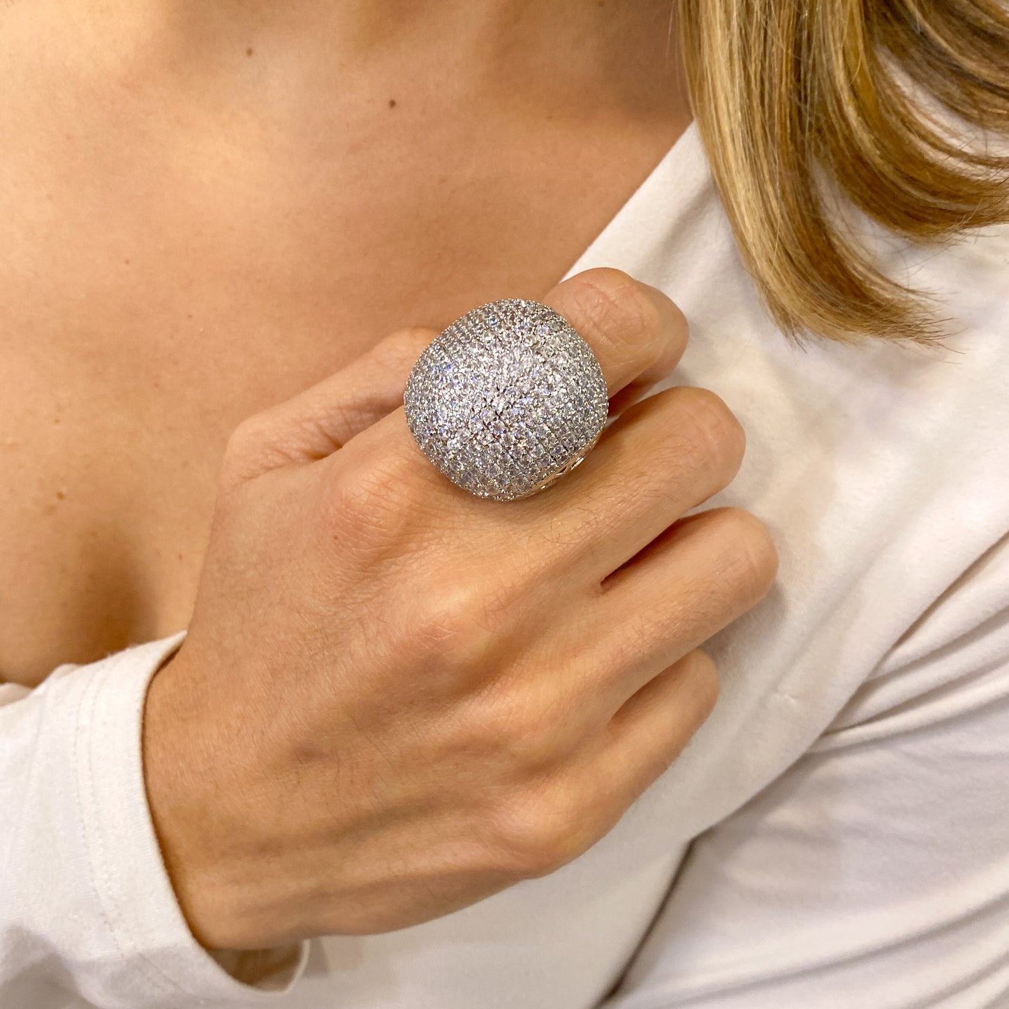 Anillo LILU Plateado (Talla 9)