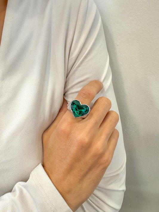 Anillo ZIRUN Verde (Talla 7)
