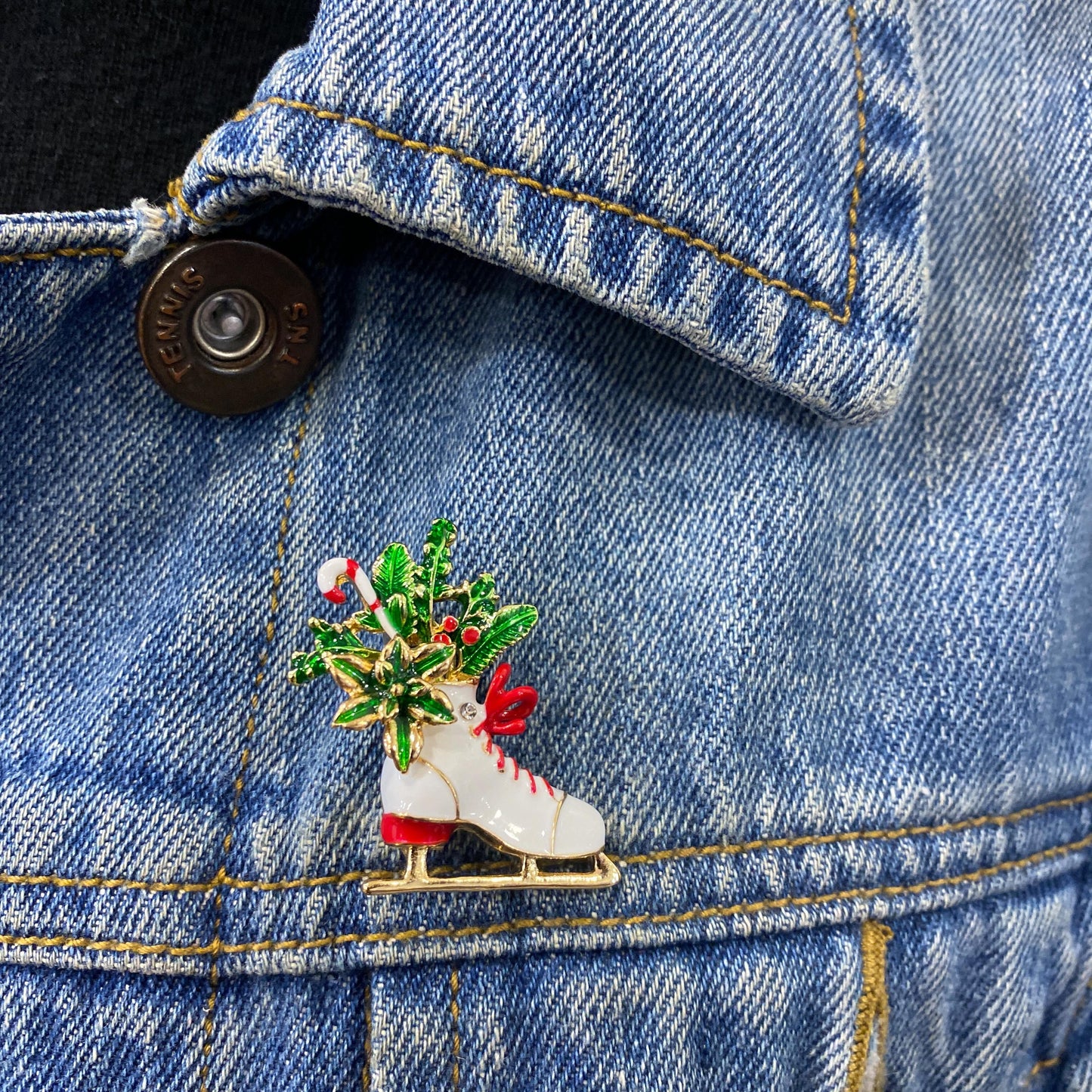 Prendedor AJEX Blanco