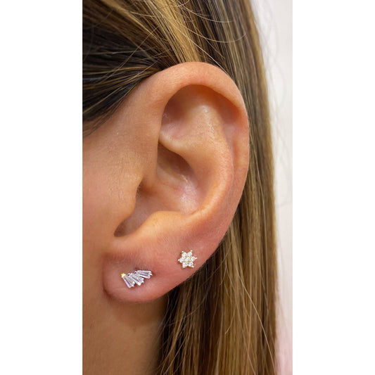 Aretes NUDIR Plateado