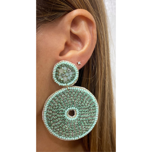 Aretes TEZGA Verde Menta