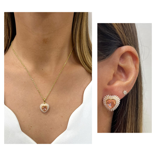 Duo KADIN ( Aretes + Collar )