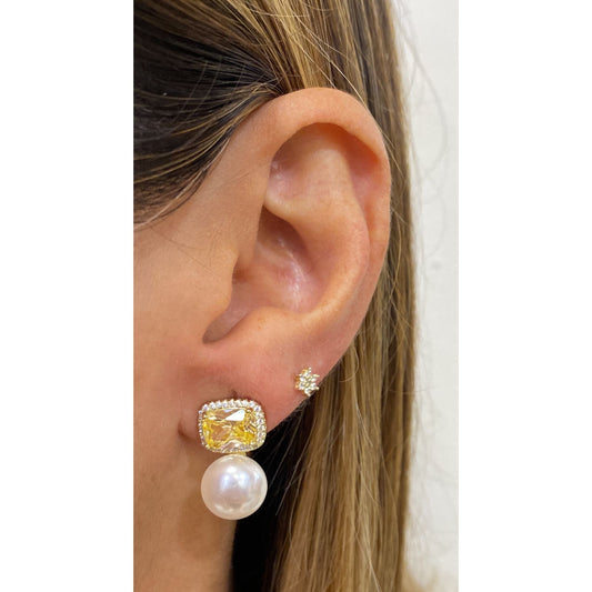 Aretes CREFY Amarillo