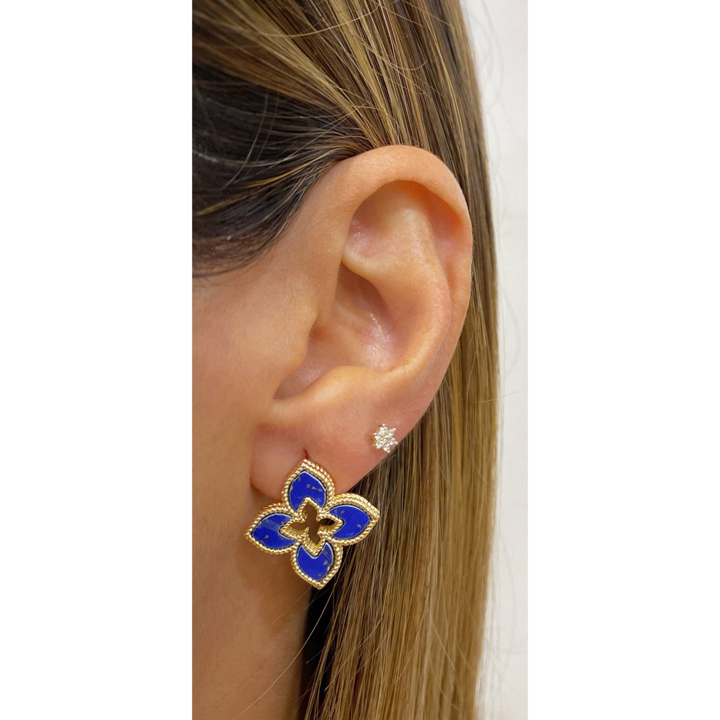 Aretes VOFIL Azul (2cm)