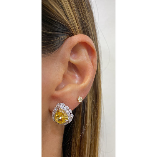Aretes NARVU Amarillo