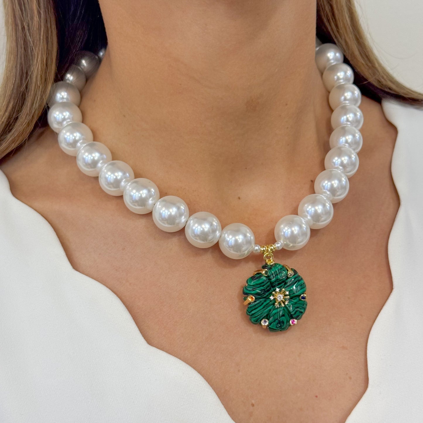 Collar UNKI Color Malaquita