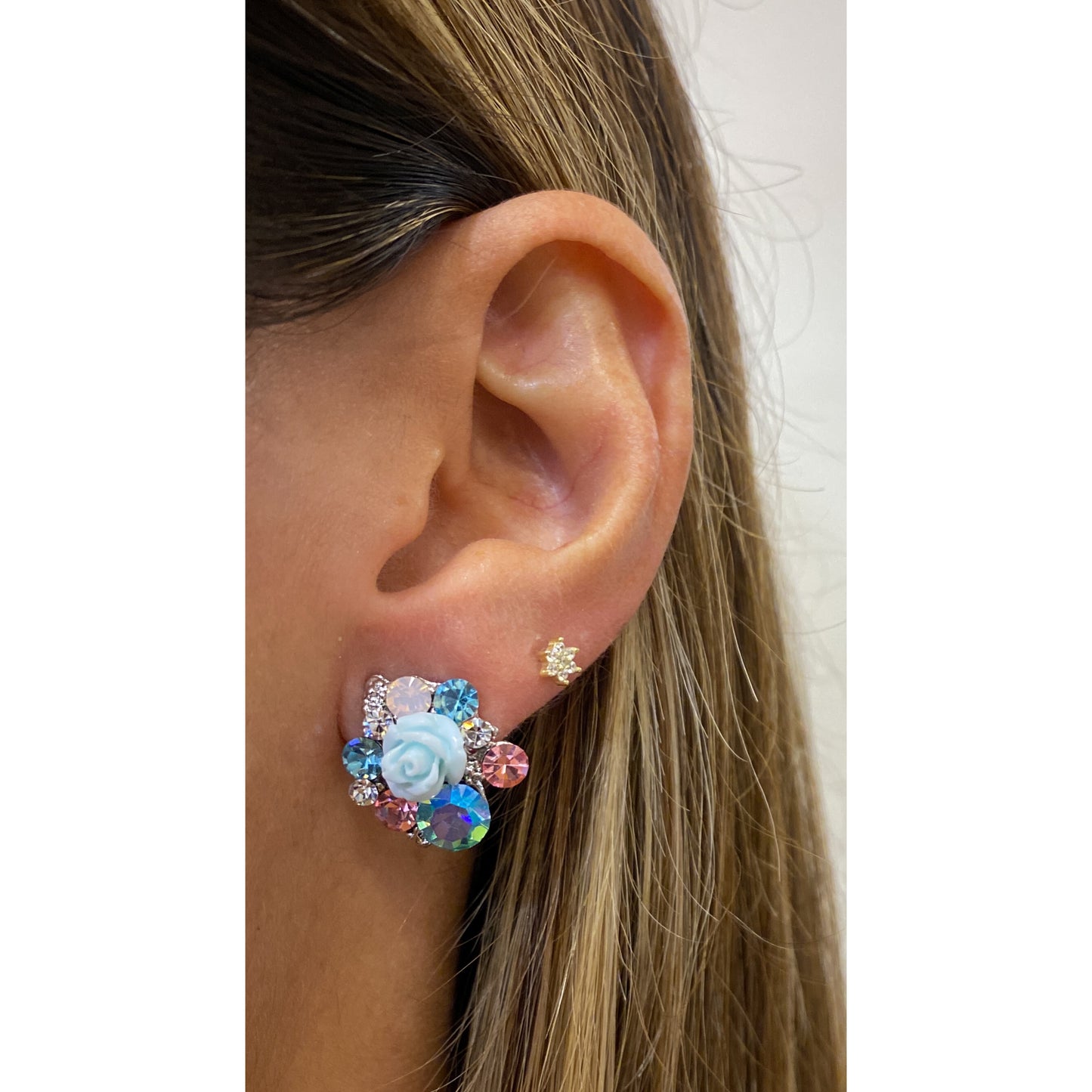 Aretes FRUKE Azul
