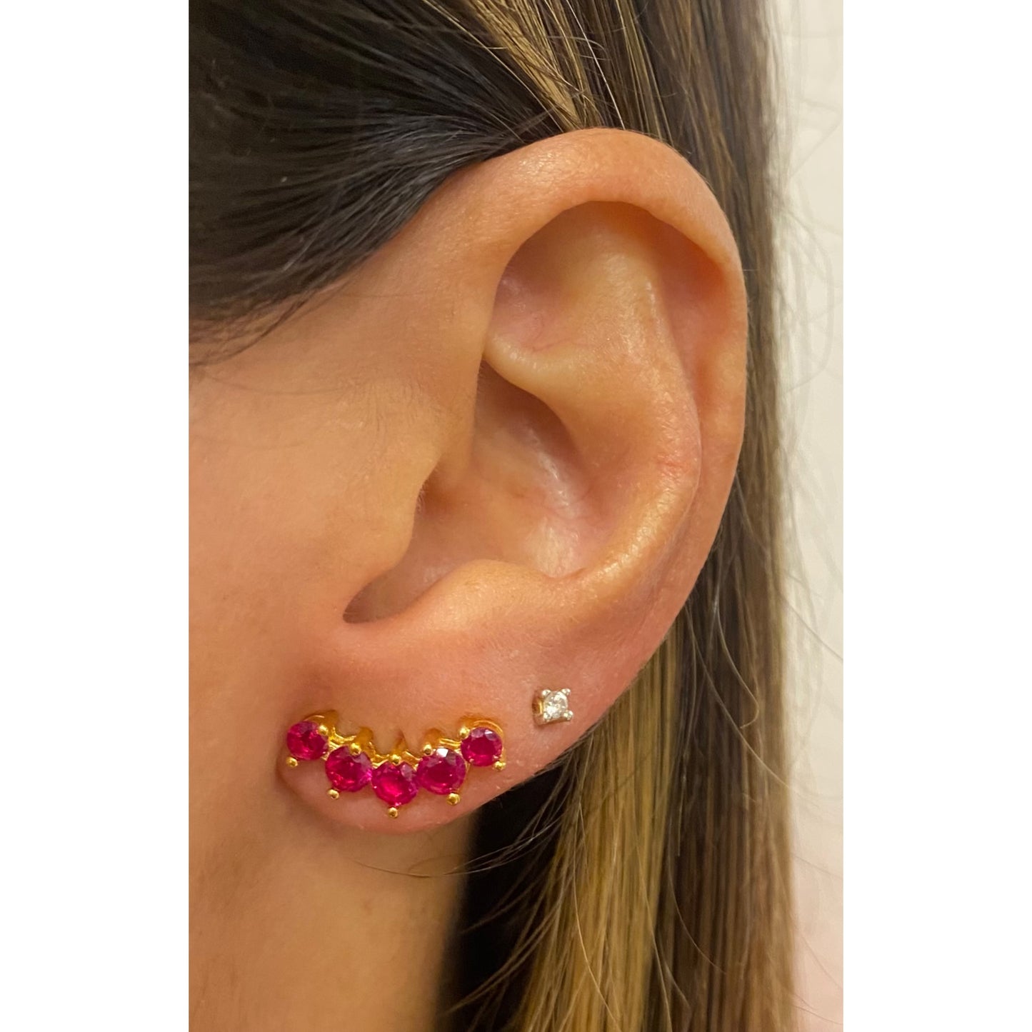 Aretes IETRI Fucsia