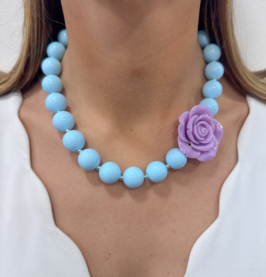 Collar ROCIT Azul Pastel-Lila